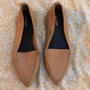 Aldo Loafers, like new, tan, size 8
